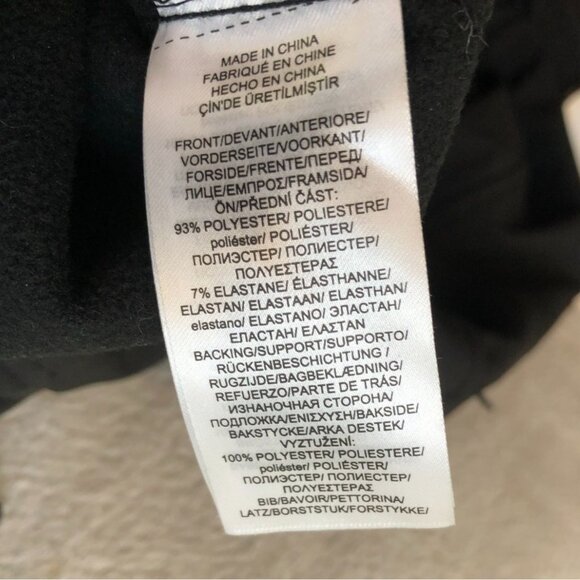 Lauren Ralph Lauren Womens Jacket Medium Quilted Bib Hooded Softshell Black - Picture 8 of 16